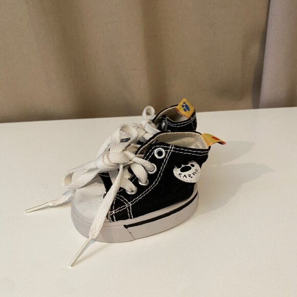Build-A-Bear Black High Top Converse‎ Style Shoes for Plush Toys - Picture 3 of 5